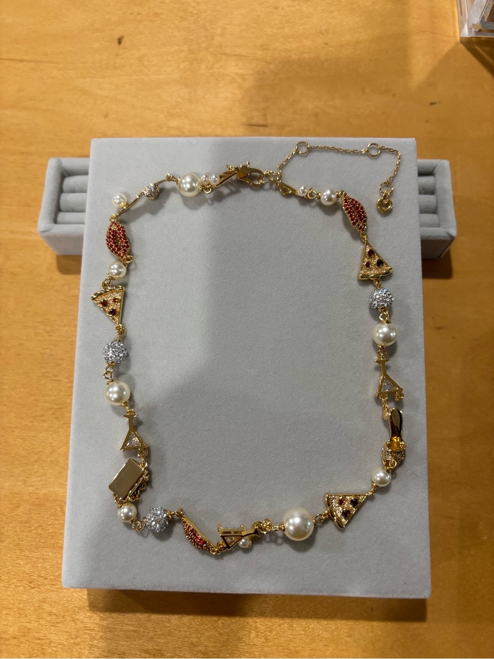 Kate Spade Hit The Town Statement Charm Necklace